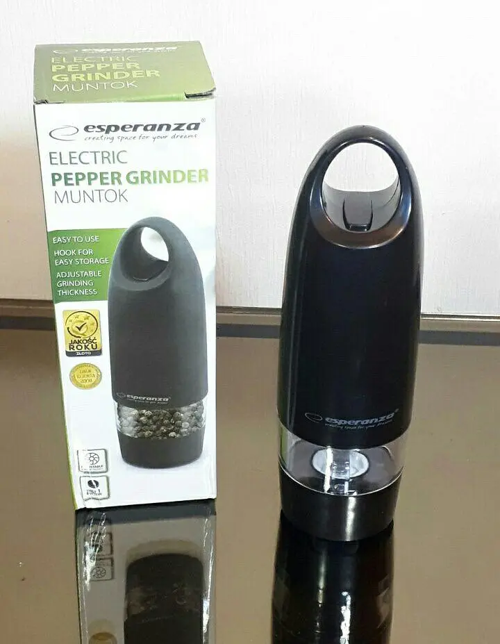 Подрібнювач для спецій Esperanza EKP003K електричний керамічний жорен регулювання помелу - фото 2