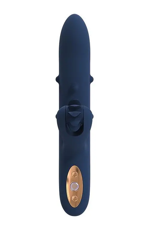Вібратор-кролик Dreamtoys Athena 23 см синій - фото 2