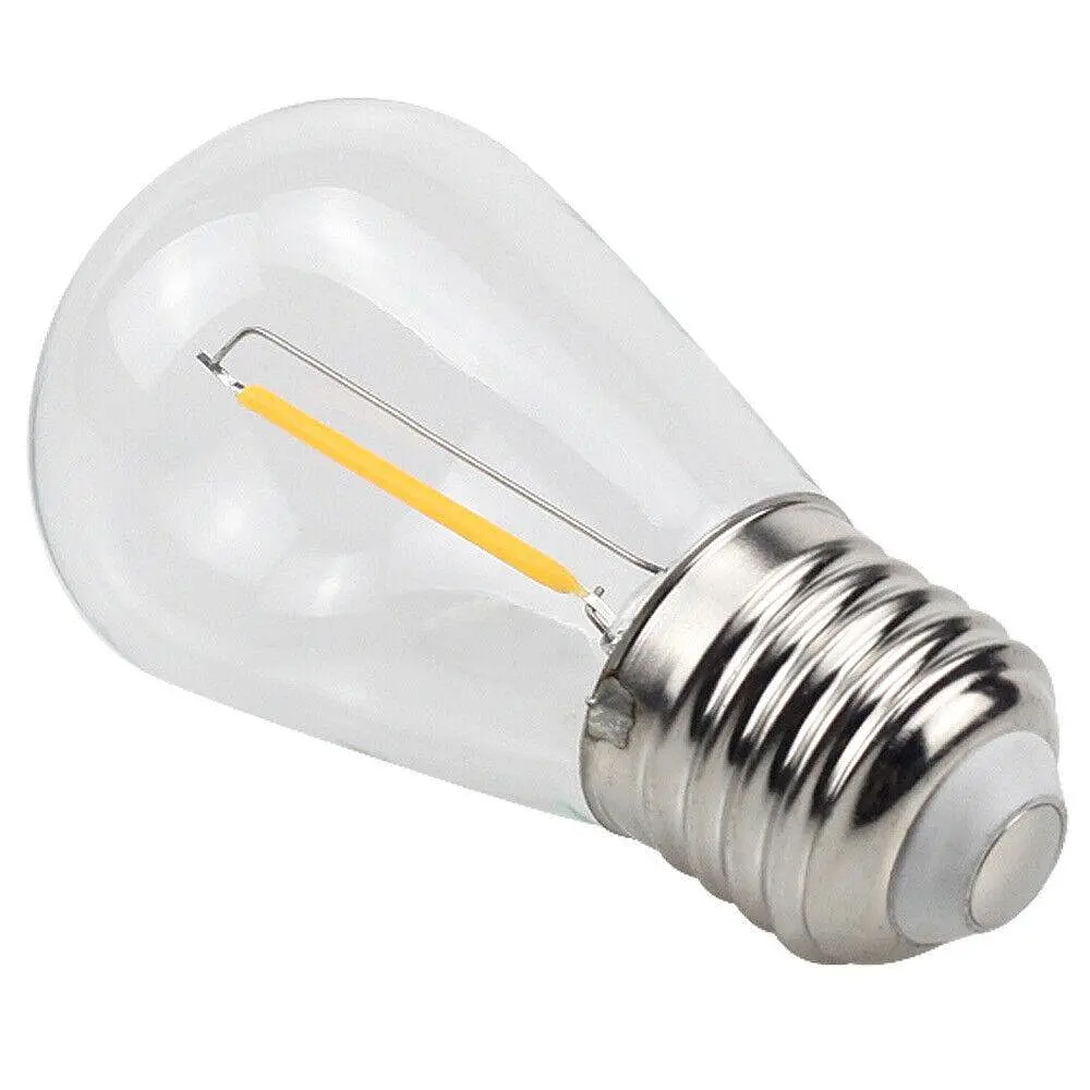 Уличная гирлянда с ретро-лампами LED Edison 10 шт. Solar на солнечной батарее, от сети и с зарядкой от сети - фото 4