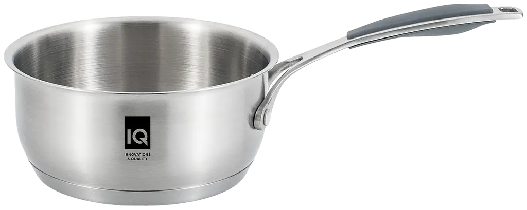 Ківш IQ Be Brave нержавіюча сталь 1.6 л з кришкою 16 см (IQ-4052-16) - фото 2