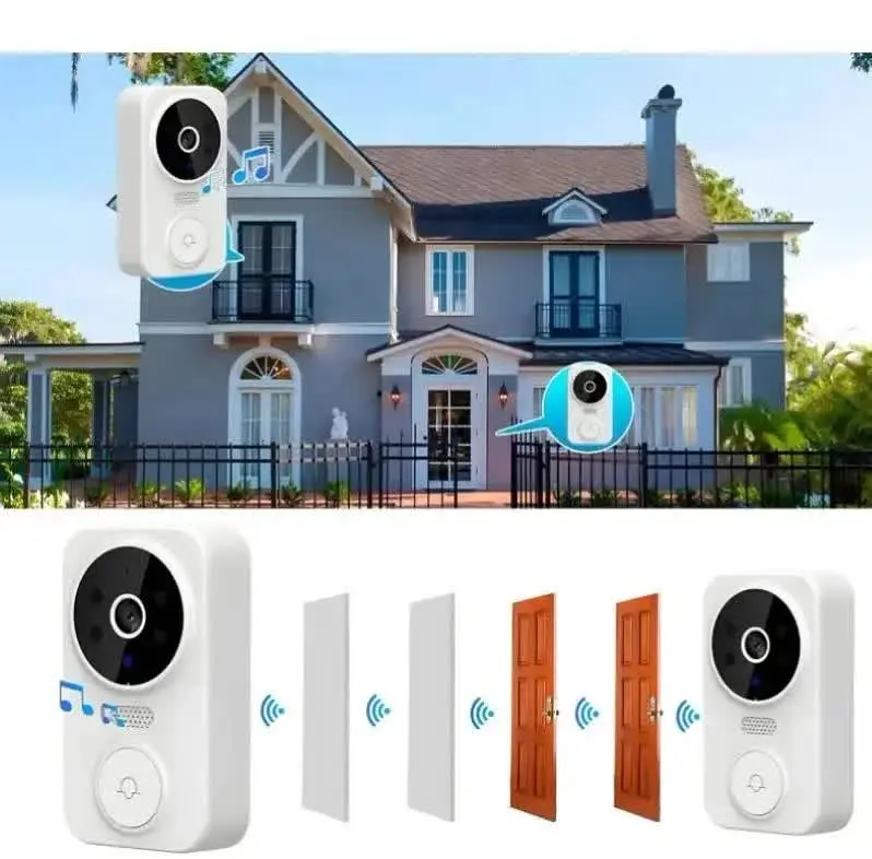 Відеодзвінок дверний Smart Doorbell M8 Wi-Fi бездротовий - фото 4