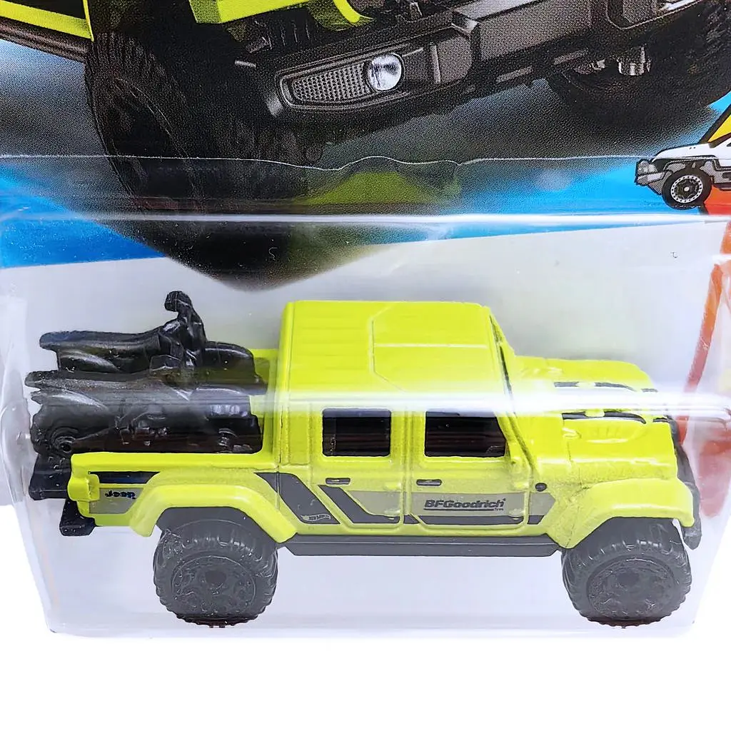 Базовая машинка Hot Wheels Truckin Along 20 Jeep Gladiator салатовая (5785) JJH91-N521 - фото 3