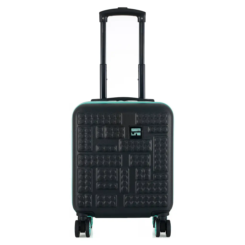 Валіза міні дитяча Semi Line 16 дюймів (XS) ABS-Plastic Black/Blue (T5889-1) - фото 2