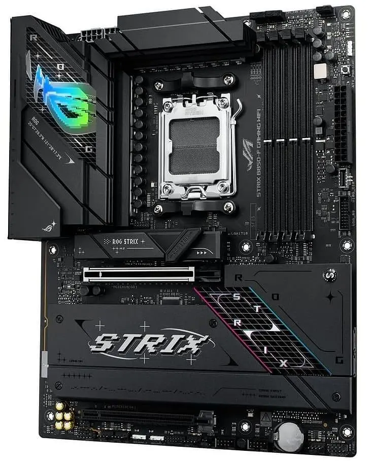 Материнська плата ASUS ROG STRIX B850-F GAMING WIFI (ROG STRIX B850-F GAMING WIFI) (Socket AM5, AMD B850, ATX) - фото 2
