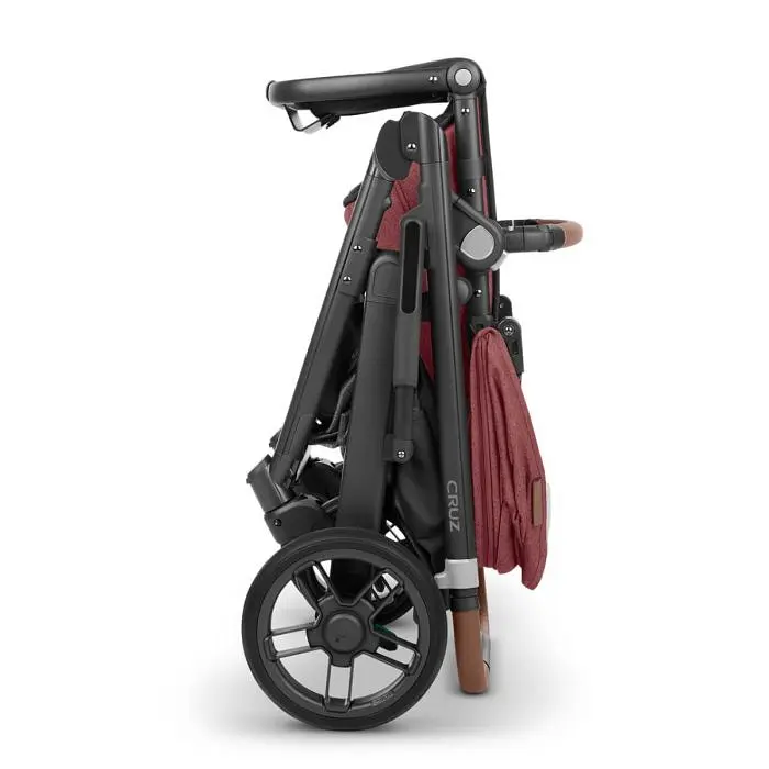 Прогулянкова коляска Uppababy Cruz V2 - Lucy + люлька Uppababy Carrycot Lucy Rosewood Melange Carbon Frame - фото 30