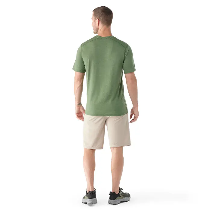 Футболка чоловіча Smartwool Men's Merino Short Sleeve Tee M Оливковий - фото 3