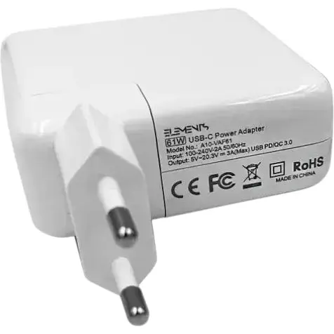 Зарядний пристрій Elelments 30W Type-C блок живлення для MacBook - фото 5