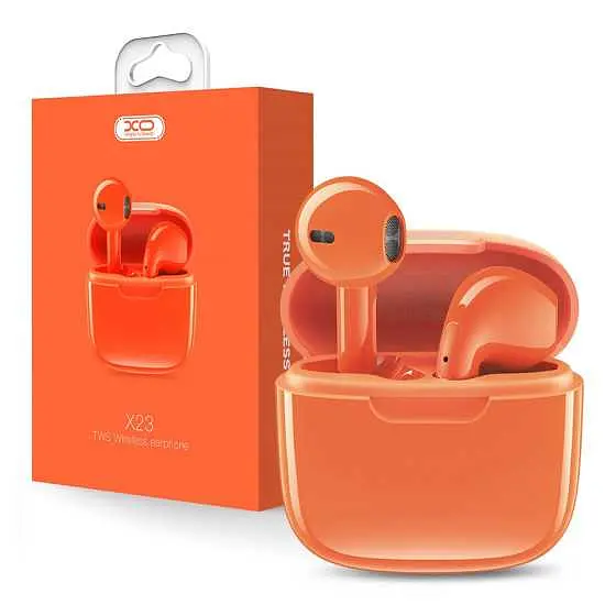 Bluetooth Стерео Гарнітура XO-X23 TWS Помаранчевий - фото 2