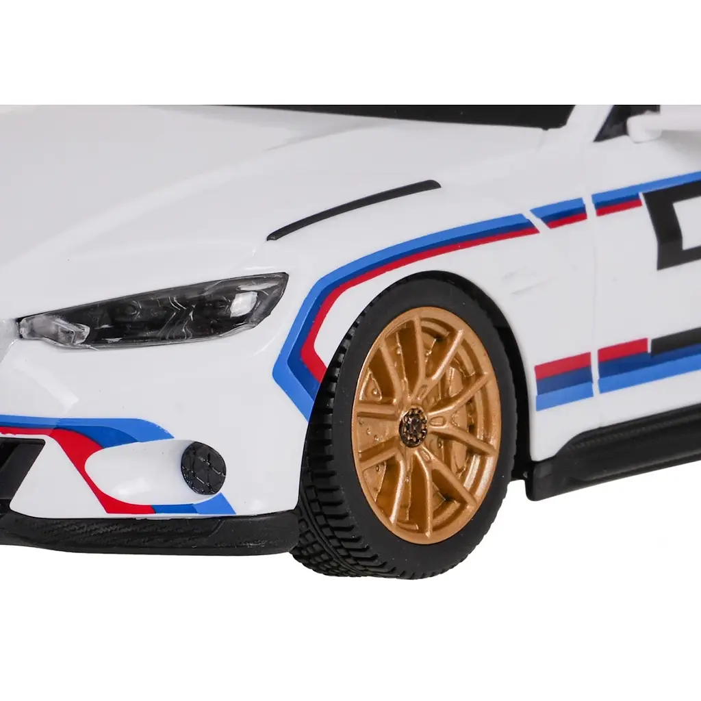 Машинка RASTAR BMW 3.0 CSL R/C 1:24 белый 92900 - фото 7