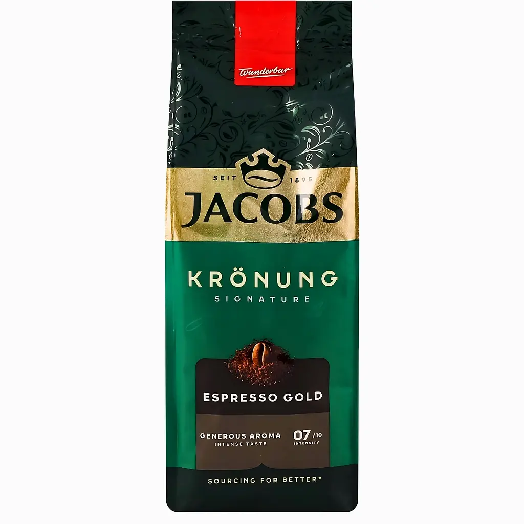 Кава мелена Jacobs Kronung Espresso Gold 200 г