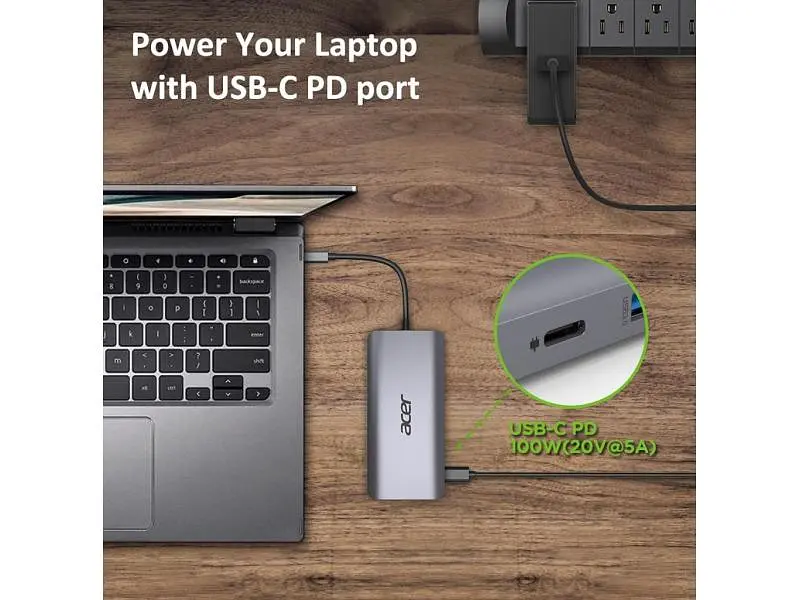 Док-станція Acer 12-in-1 Type-C Dongle (HP.DSCAB.009) - фото 6