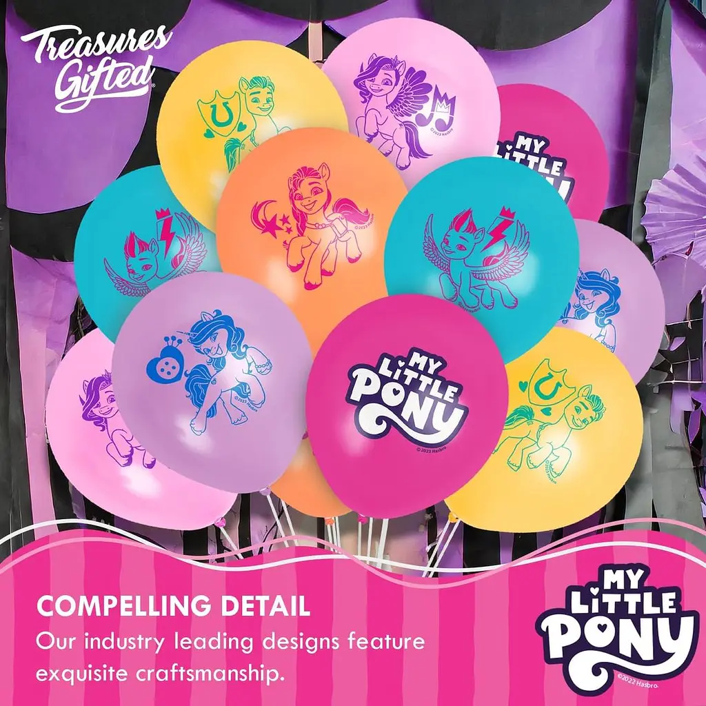 Набір повітряних кульок My Little Pony для вечірки 12 шт - фото 5