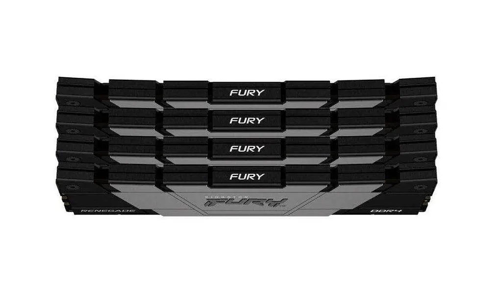 Память для настольных компьютеров Kingston FURY 128 GB (4x32GB) DDR4 3600 MHz Renegade Black (KF436C18RB2K4/128) - фото 2