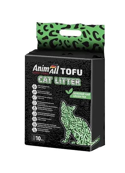 НаповнювачAnimAll Tofu Зелений чай 4,66кг/10 літрів