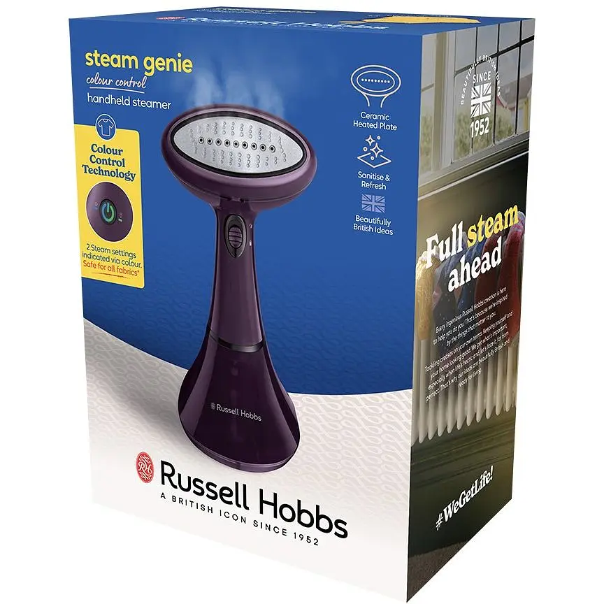 Відпарювач Russell Hobbs Genie Colour Control 1800 Вт фіолетовий (27410-56) - фото 2