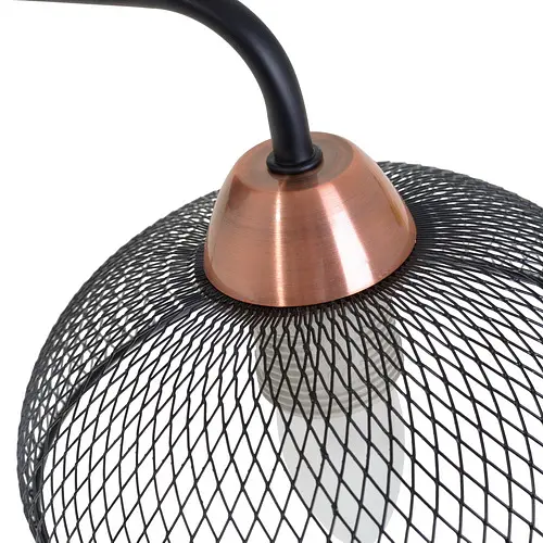 Люстра Brille потолочная лофт в спальню E27 60W BK (BL-592C/3) - фото 3