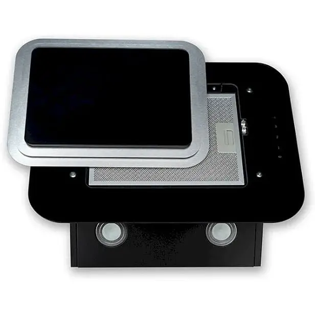 Вытяжка Minola HVS 6662 BL/I 1000 LED черное стекло - фото 4