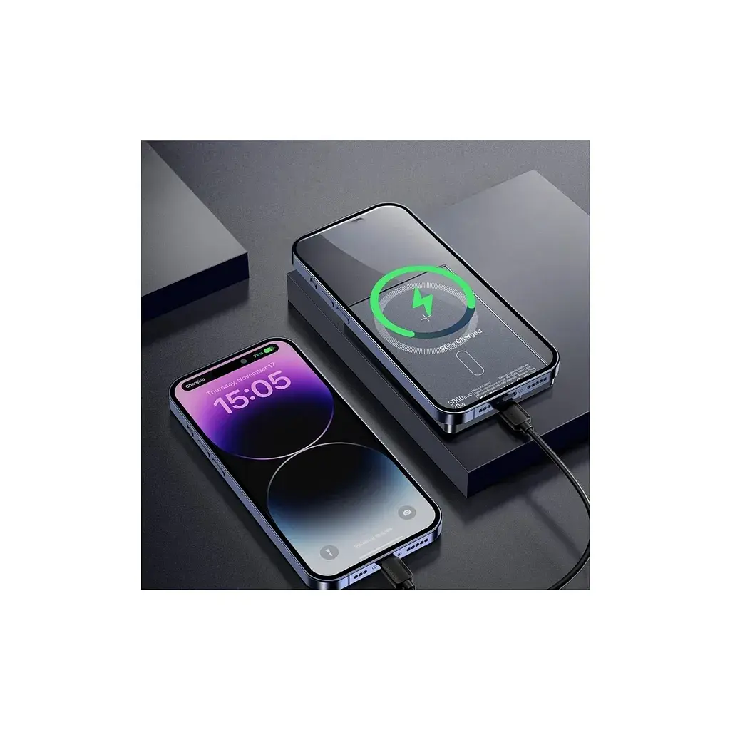 Батарея універсальна Essager 5000mAh Cross-border magnetic 20W PD QC/3.0 (EDY5K-YJ0A-Z) - фото 7