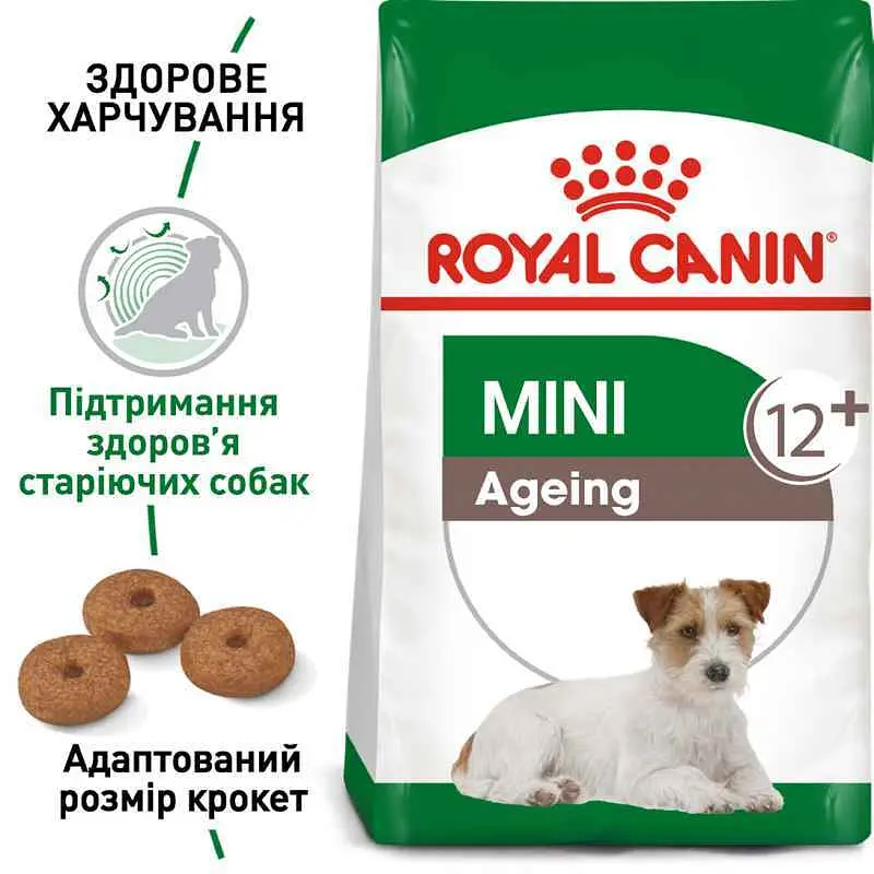 Сухий корм для собак старше 12 років Royal Canin Mini Ageing 12+, 1,5 кг (1007015) - фото 4