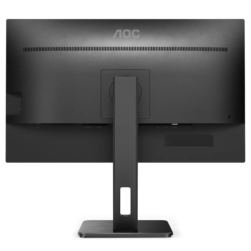 TFT 27" AOC U27P2CA, IPS 4K UHD, 4ms, HDMIx2, DP, USB hub, USB-C, HAS, Pivot, колонки, черный - фото 4