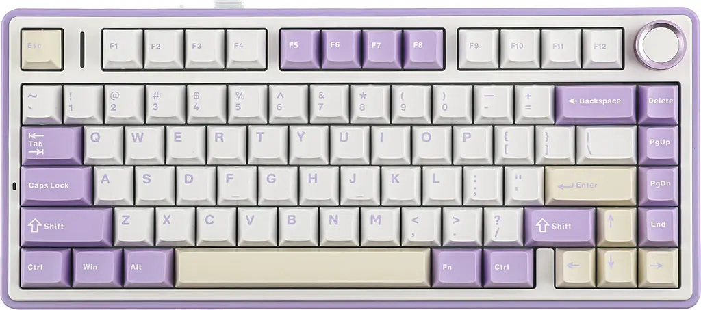 Клавіатура бездротова Aula F75 Gasket Reaper switch Purple (6978080501479) - фото 2