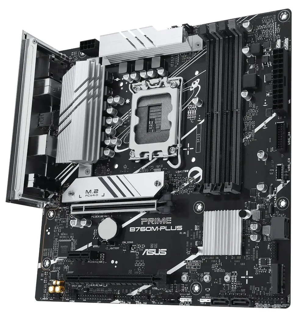 Материнська плата ASUS PRIME B760M-PLUS (PRIME B760M-PLUS) (Socket 1700, Intel B760, Micro-ATX) - фото 3
