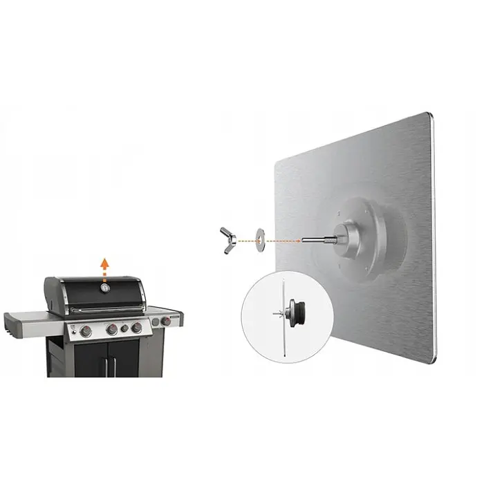 Цифровой Bluetooth термометр в крышку гриля с 2-мя щупами GRILLI (555501) - фото 6