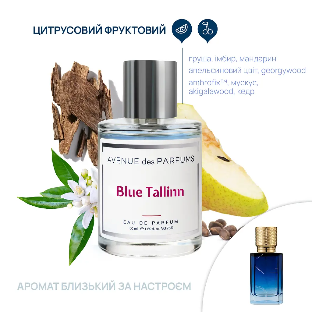 Парфумована вода Blue Tallinn Avenue des Parfums 50 мл - фото 2