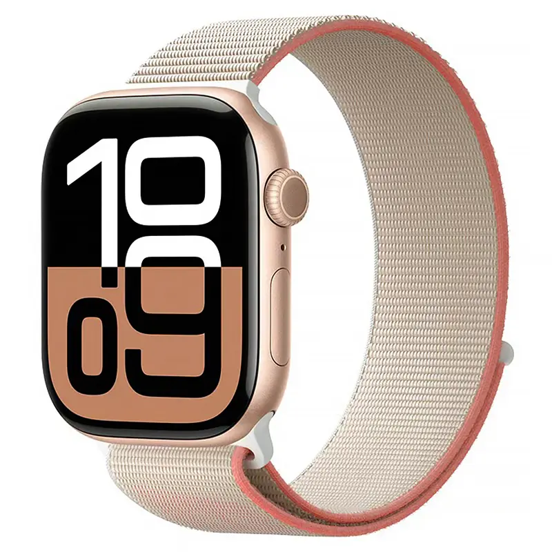 Ремінець Woven Nylon Sport для Apple Watch 42(ser.1-3)/44/45/46/49 мм Pink Sand Blueo teh0029331