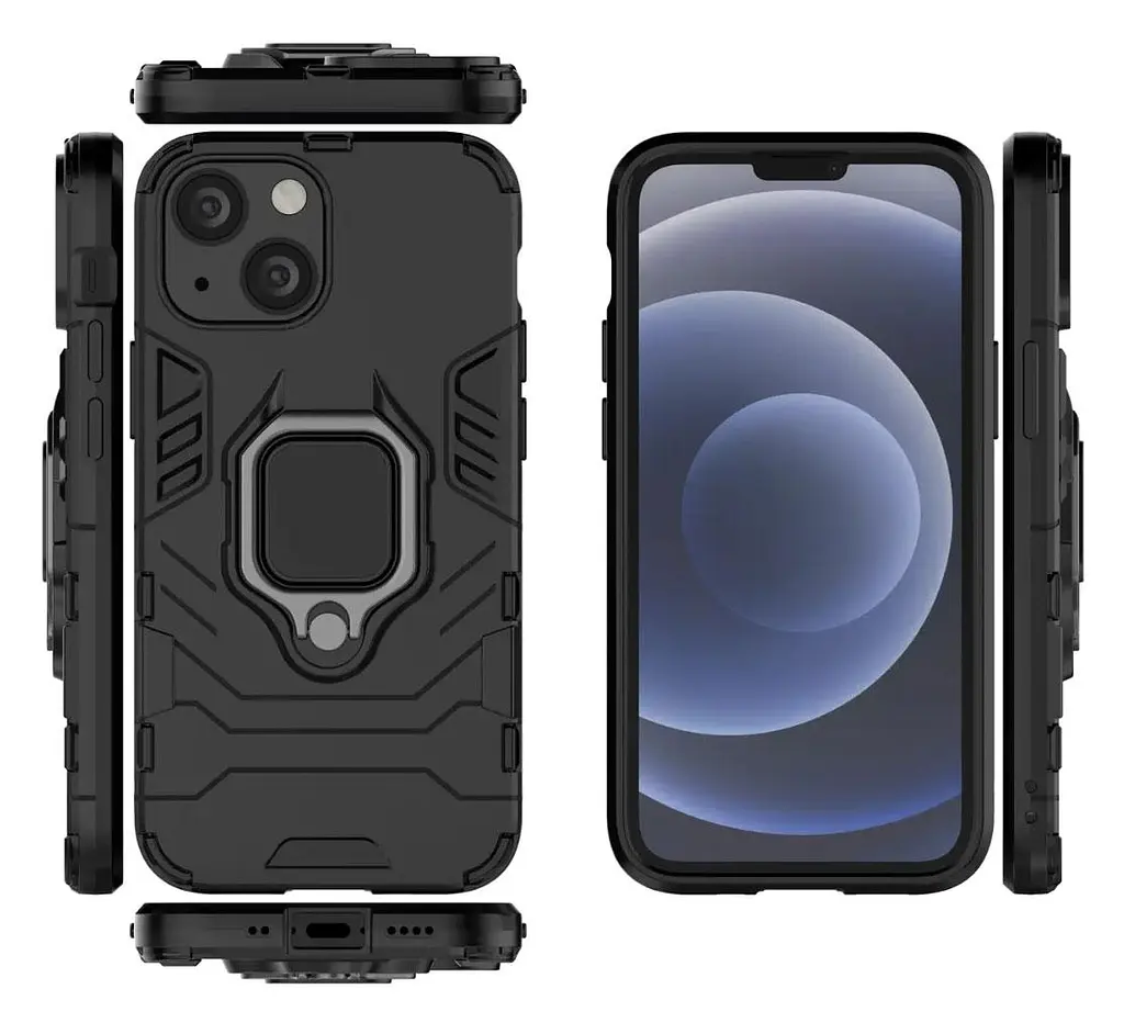 Чохол бампер Primolux Ring Armor для Apple iPhone 13 Mini Black - фото 5