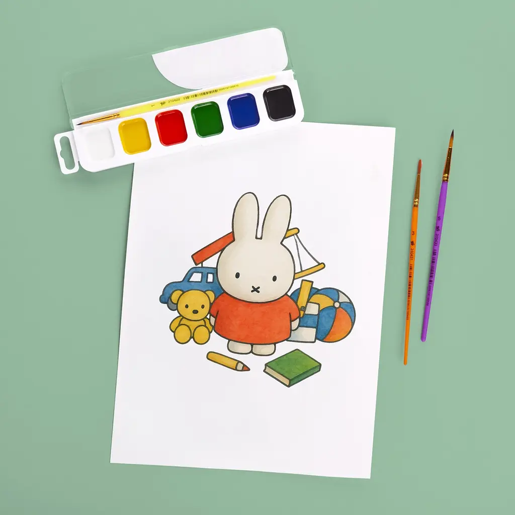 Фарби акварельні Yes Miffy 6 кол. медові б/п (110317) - фото 8