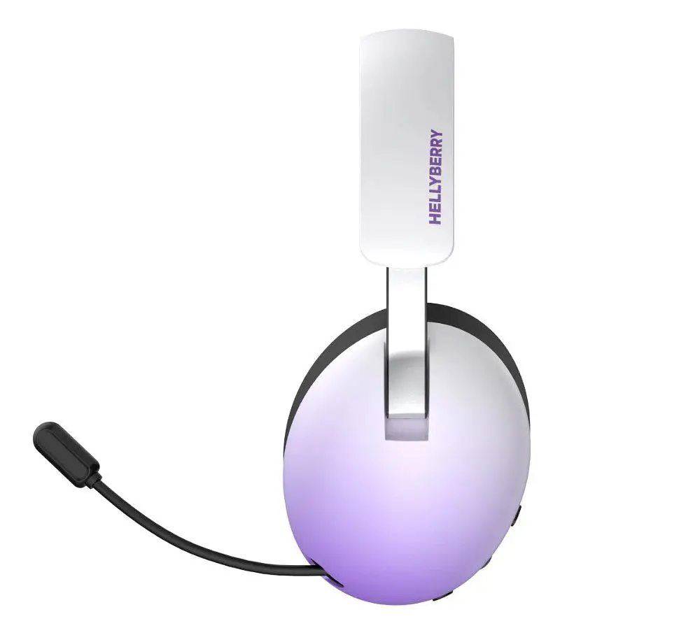 Ігрові навушники бездротові з мікрофоном HATOR HH-30-WV PRO Hellyberry Wireless White-Violet gradient - фото 4