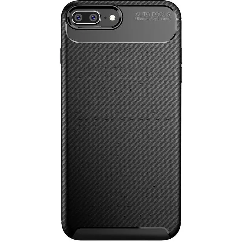 Чохол-накладка Toto TPU Carbon Fiber 1.5 mm Case Apple iPhone 7 Plus/8 Plus Black - фото 3
