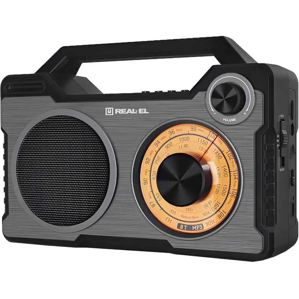 Радіоприймач Real-El X-703 Black (EL121800002) - фото 4