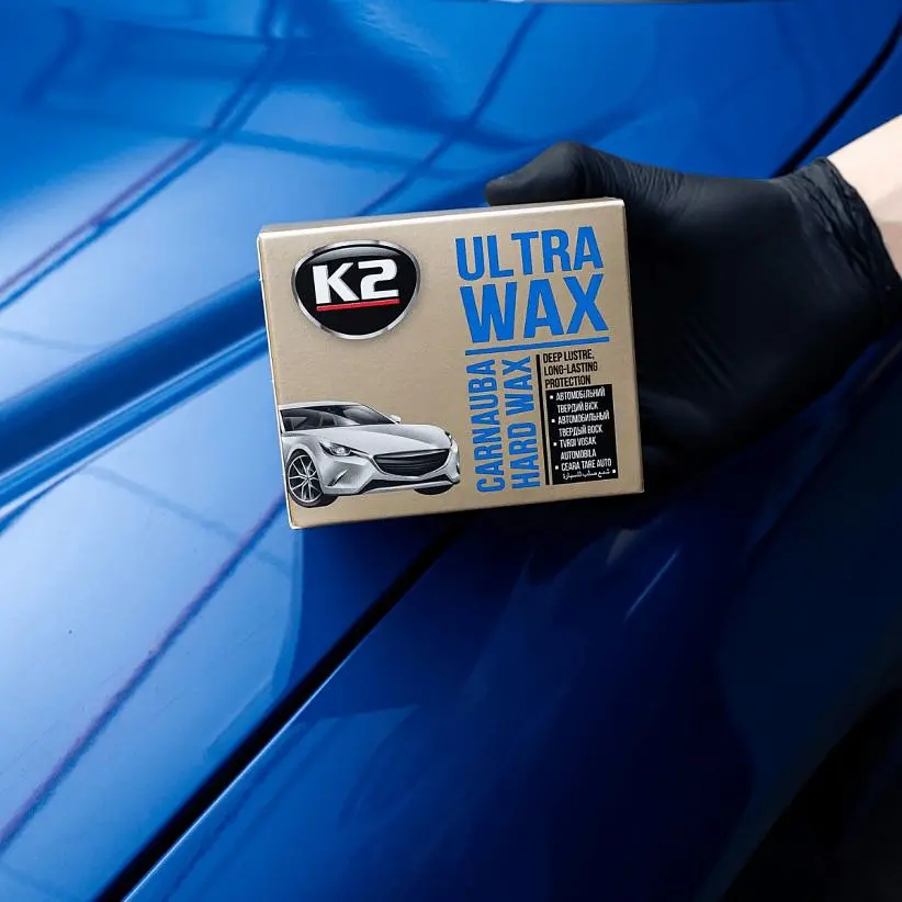 Паста-воск для полировки кузова K2 Ultra Wax с губкой 250 г (K073) - фото 6