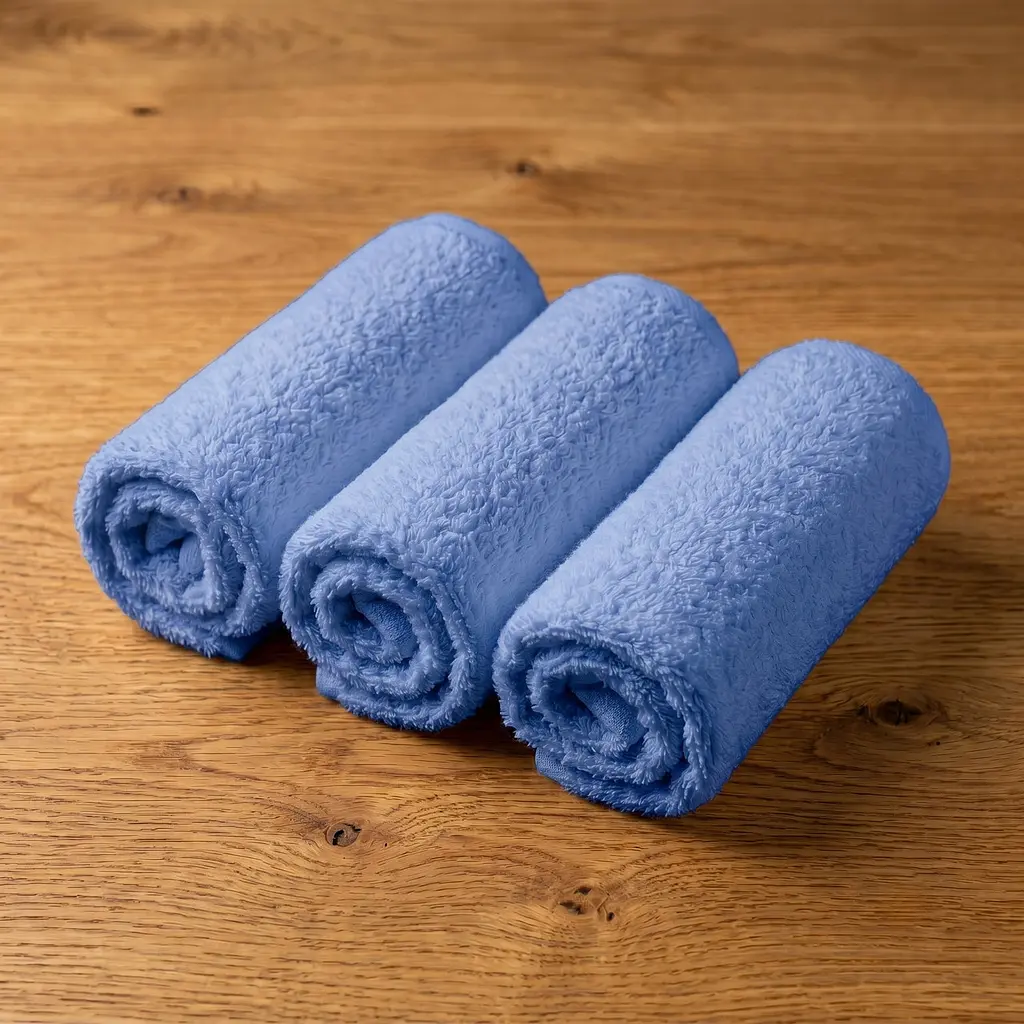Набір рушників махрових GM Textile Milado 50x90 см 100% бавовна. Щільність 550 г/м2 3 шт. синій