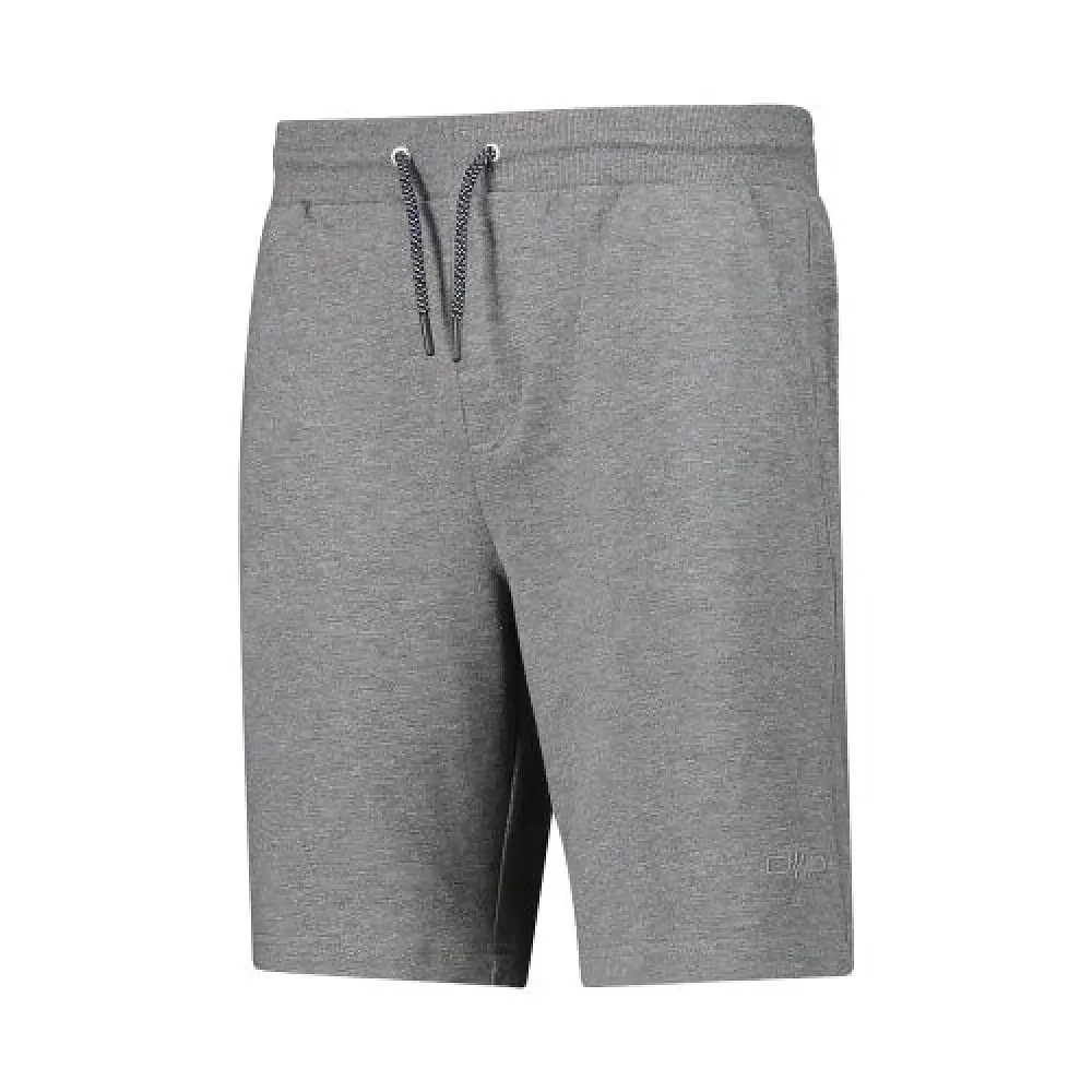 Шорты CMP Men's Bermuda Shorts in Stretch Cotton Grey Melange S (1097-32D8137M-U804 46) - фото 3