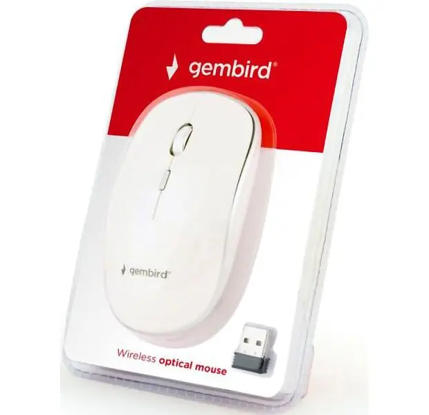 Мышь Gembird MUSW-4B-01-W White USB - фото 3