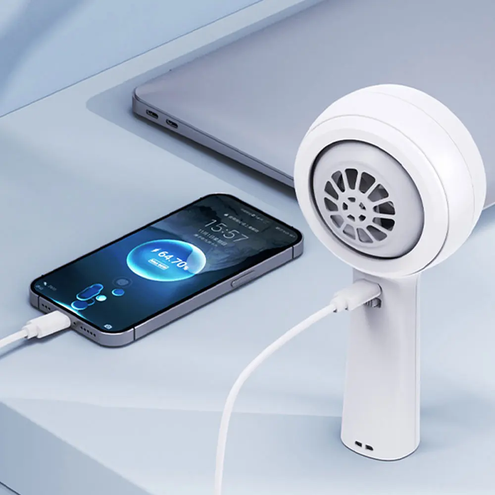 Портативний вентилятор з PowerBank Portable Handheld Fan (GXF06) - фото 6