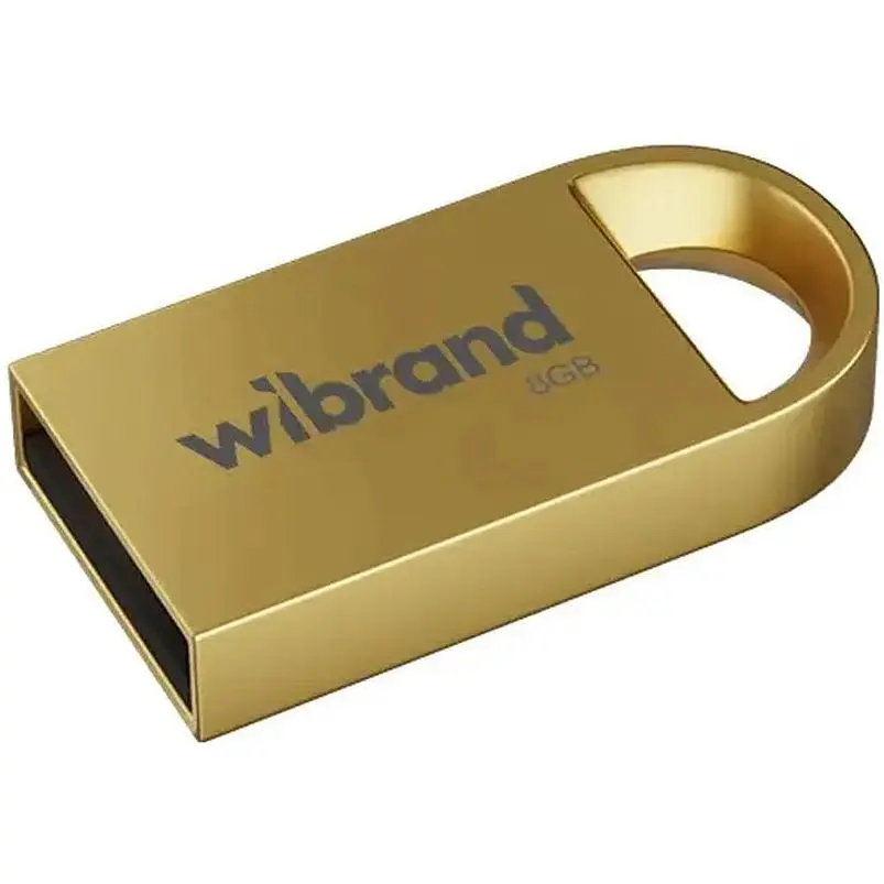 USB флеш накопичувач Wibrand 8GB lynx Gold USB 2.0 (WI2.0/LY8M2G)