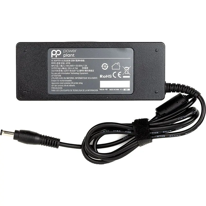 Блок живлення для ноутбуків PowerPlant ACER 220V, 19V 90W 4.74A (5.5*2.1) (AC90F5521)