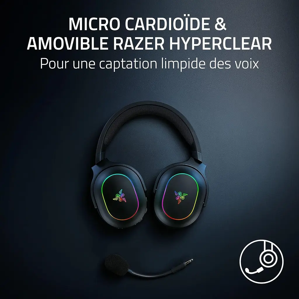 Гарнітура ігрова Razer Barracuda X Chroma BT/WL RGB чорний (RZ04-05220100-R3M1) - фото 4