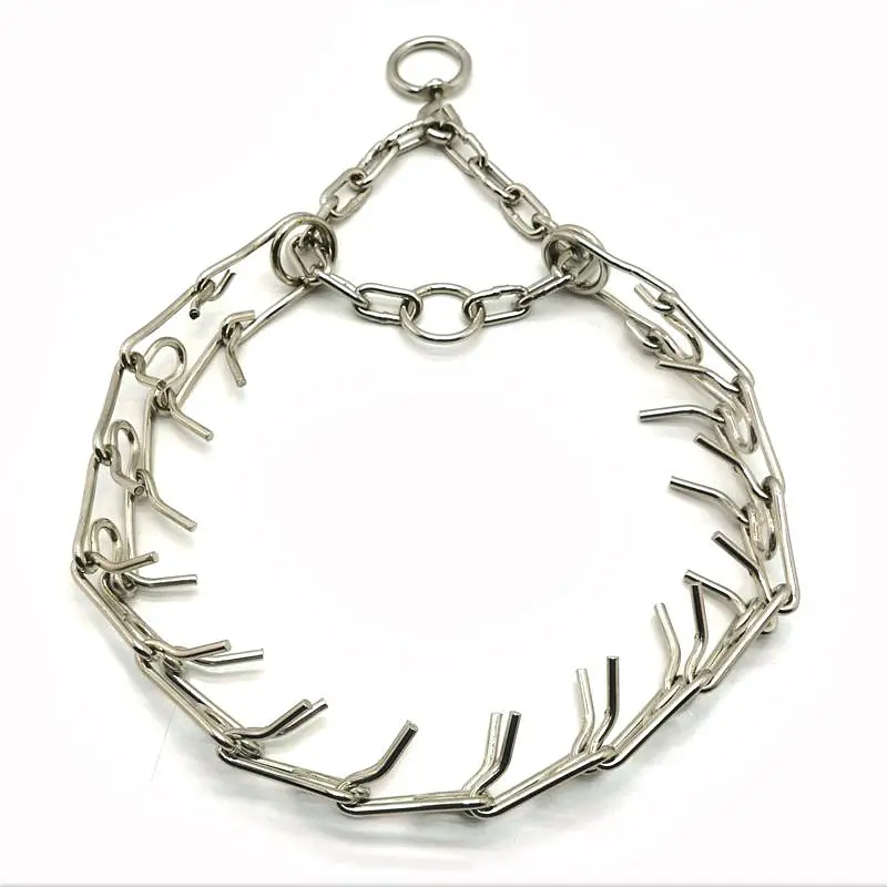 Нашийник зашморг жорсткий для собак Zoo-hunt нікелевий НЖ №5 74 см - фото 5