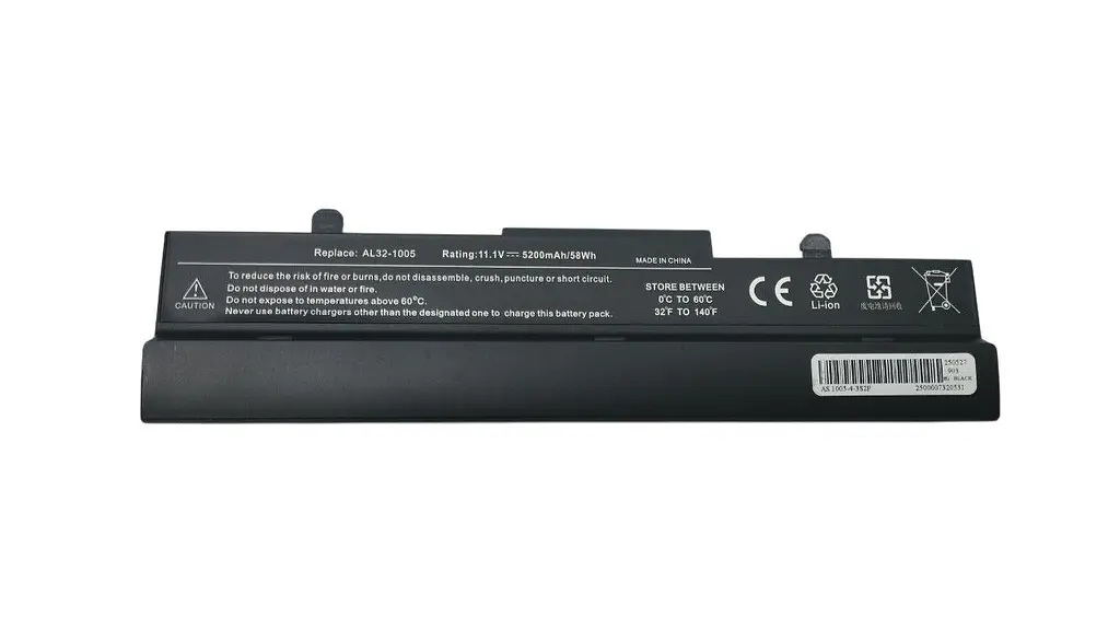 Акумулятор для ноутбука Asus AL31-1005 EEE PC 1005HA 10.8V Black 5200 mAh - фото 2