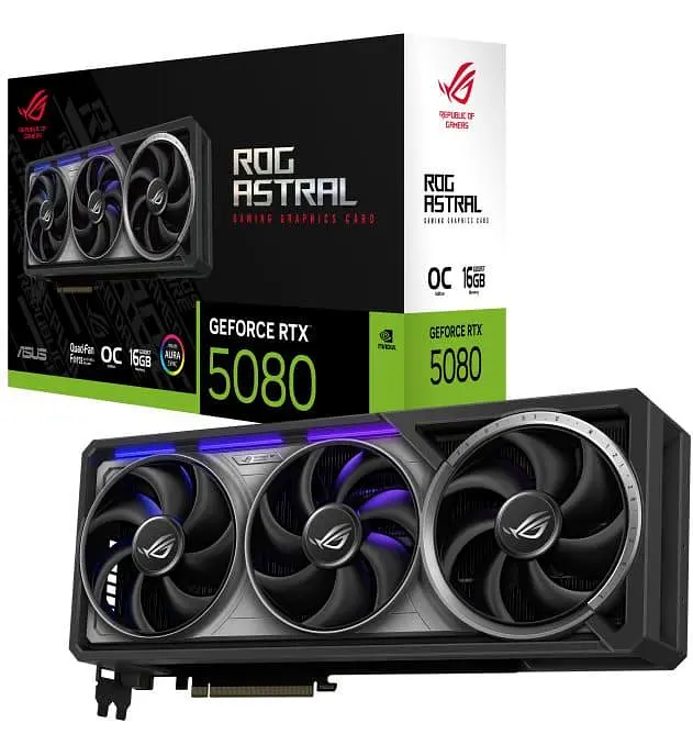 Відеокарта ASUS RTX 5080 16GB ROG Astral OC Edition (ROG-ASTRAL-RTX5080-O16G-GAMING) (GDDR7, 256 bit, PCI-E v5.0 x16) - фото 14