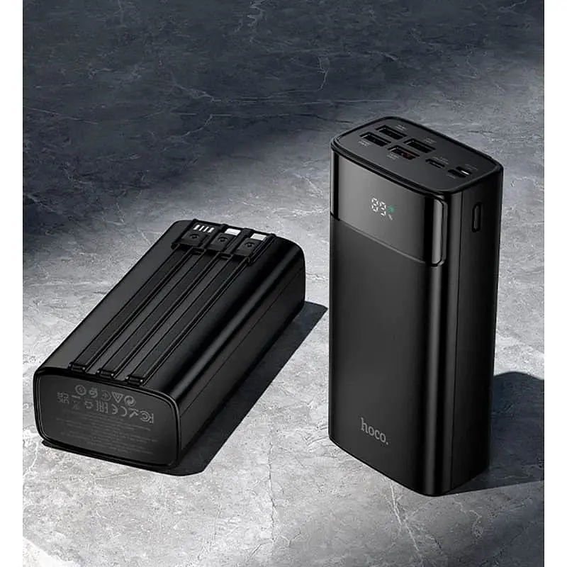 Внешний аккумулятор Hoco DB89B Element 30000mAh 22.5W Black [161335] - фото 6