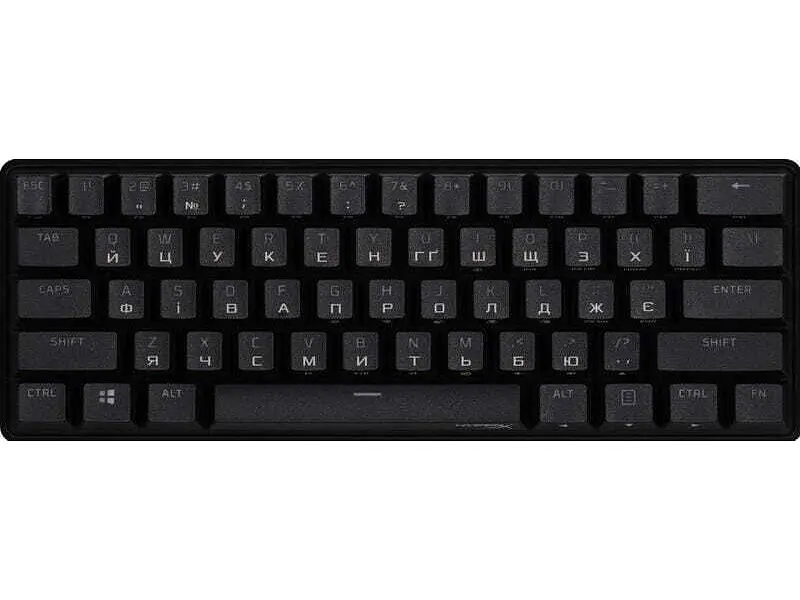 Клавіатура HyperX Alloy Origins 60 HX Red USB (4P5N4AA) - фото 4