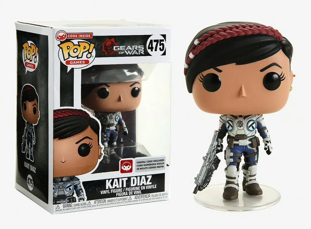 Фигурка Funko Pop Фанко Поп  Шестеренки Войны Кейт Диаз Gears of War 3 Kait Diaz 10 см Game GW KD475 - фото 2
