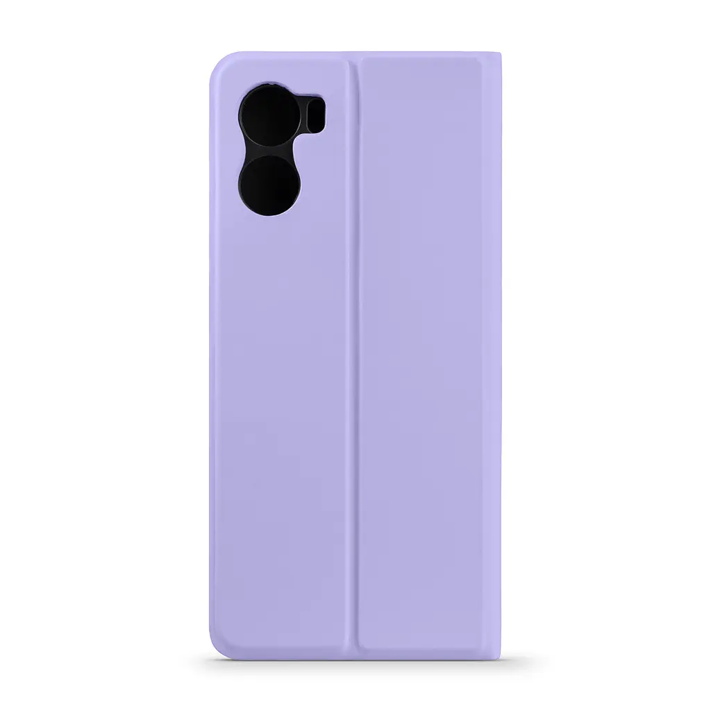 Чехол-книжка для Motorola G06 4G/G06 Power 4G, OneFold Case, фиолетовый, из экокожи (PU) и TPU, с магнитом, с подставкой и отделением для карт, трансформируемый в подставку, противоударный, защита всего корпуса, ArmorStandart (ARM89036) - фото 2