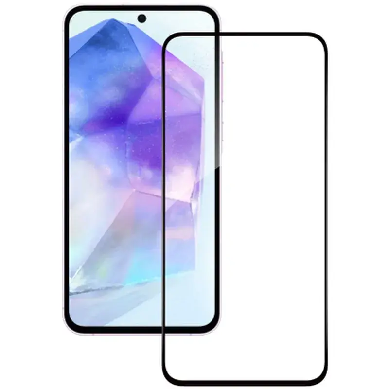 Скло захисне ACCLAB Full Glue Samsung A55 Black (1283126588839) - фото 2